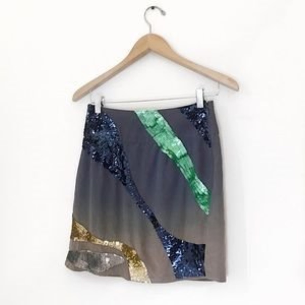 Paul & Joe Sister Multicolor Sequin Skirt